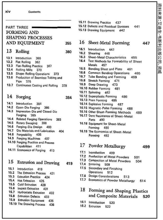 Manufacturing Engineering and Technology, Serope Kalpakjian